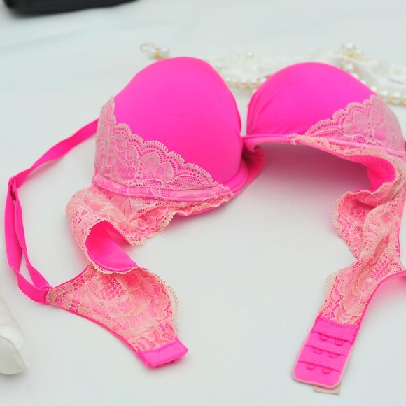 Victoria's Secret Viintage Pink Lightly Padeded Bra 36B - Picture 10 of 12